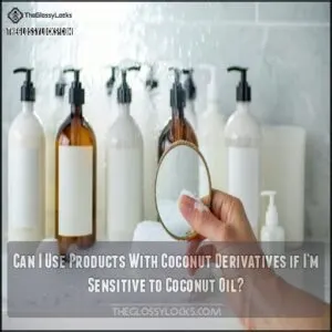 Can I Use Products With Coconut Derivatives if I’m Sensitive to Coconut Oil