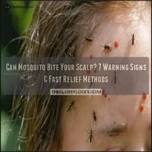 can mosquito bite your scalp