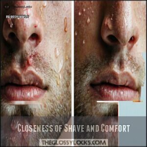 Closeness of Shave and Comfort