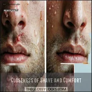 Closeness of Shave and Comfort