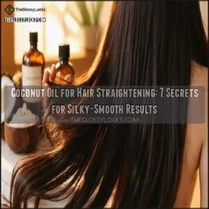 coconut oil for hair straightening