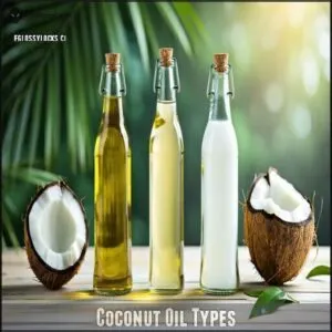 Coconut Oil Types