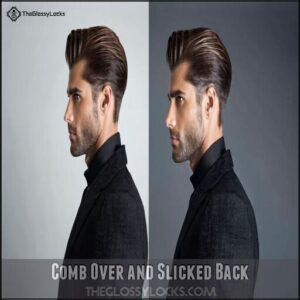 Comb Over and Slicked Back