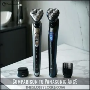 Comparison to Panasonic Arc5 Comparison to Panasonic Arc5