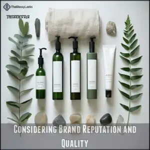 Considering Brand Reputation and Quality
