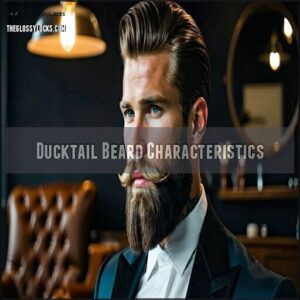 Ducktail Beard Characteristics