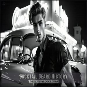 Ducktail Beard History