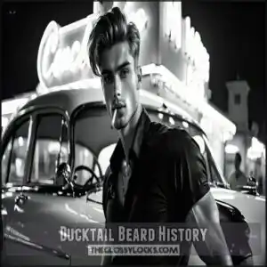 Ducktail Beard History