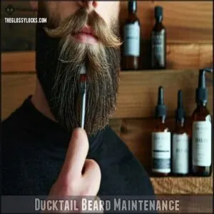 Ducktail Beard Maintenance