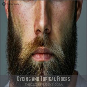 dyeing and topical fibers