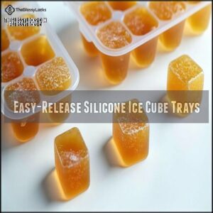 Easy-Release Silicone Ice Cube Trays