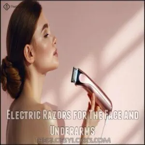 Electric Razors for The Face and Underarms