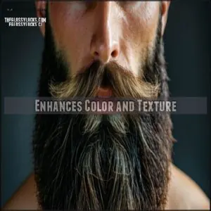 Enhances Color and Texture Enhances Color and Texture