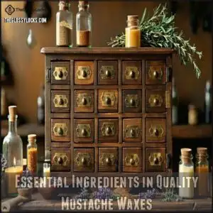 Essential Ingredients in Quality Mustache Waxes