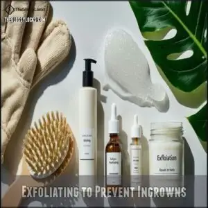 Exfoliating to Prevent Ingrowns
