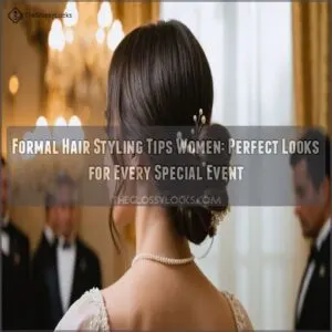 formal hair styling tips women