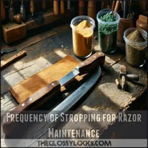 Frequency of Stropping for Razor Maintenance Frequency of Stropping for Razor Maintenance
