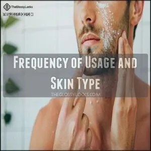 Frequency of Usage and Skin Type