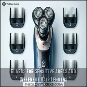Guards for Sensitive Areas and Different Hair Lengths