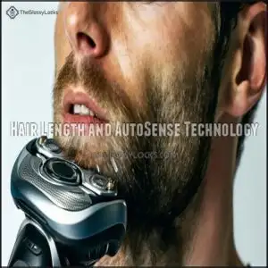 Hair Length and AutoSense Technology