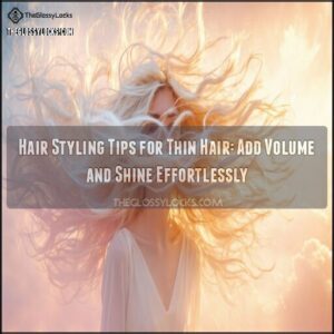 hair styling tips for thin hair hair styling tips for thin hair