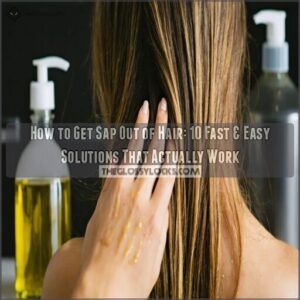 how to get sap out of hair