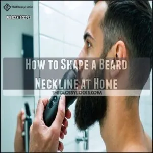 how to shape a beard neckline how to shape a beard neckline