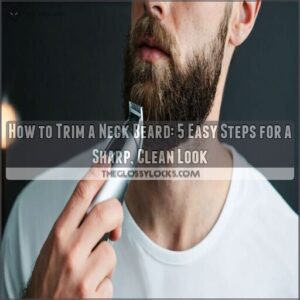 how to trim a neck beard