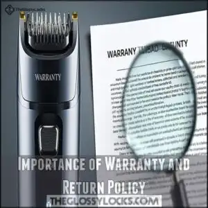 Importance of Warranty and Return Policy
