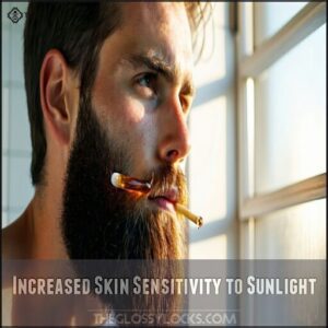 Increased Skin Sensitivity to Sunlight Increased Skin Sensitivity to Sunlight