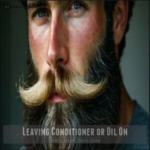 Leaving Conditioner or Oil On