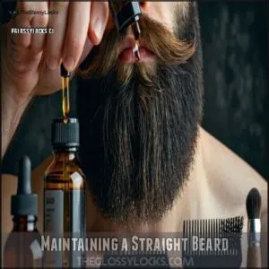 Maintaining a Straight Beard