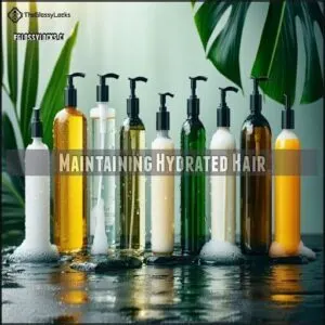 Maintaining Hydrated Hair