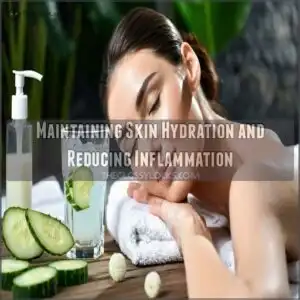 maintaining skin hydration and reducing inflammation