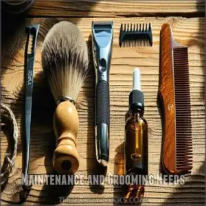 maintenance and grooming needs