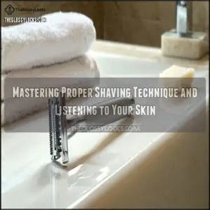 Mastering Proper Shaving Technique and Listening to Your Skin