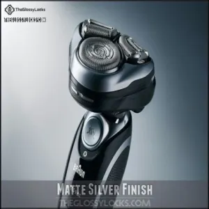 Matte Silver Finish Matte Silver Finish