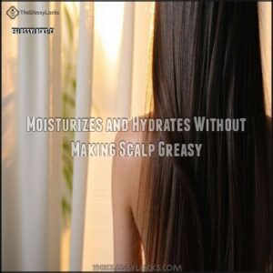 Moisturizes and Hydrates Without Making Scalp Greasy