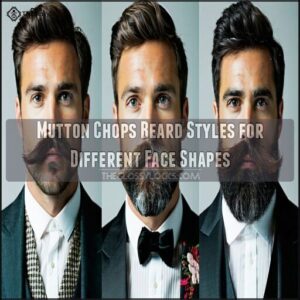 Mutton Chops Beard Styles for Different Face Shapes