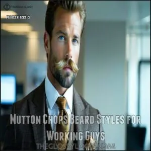 Mutton Chops Beard Styles for Working Guys
