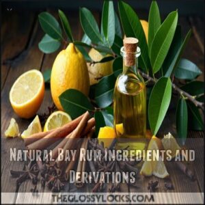 Natural Bay Rum Ingredients and Derivations Natural Bay Rum Ingredients and Derivations