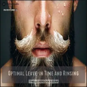 Optimal Leave-in Time and Rinsing