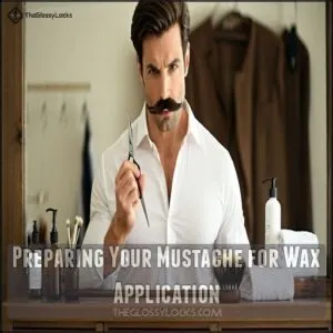 Preparing Your Mustache for Wax Application