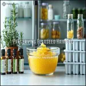 Preserving Flaxseed Hair Gel