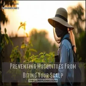 Preventing Mosquitoes From Biting Your Scalp