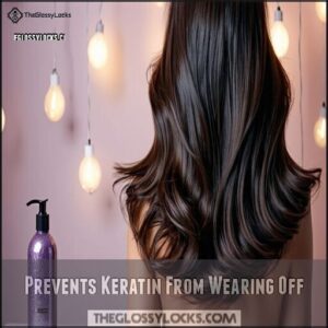 Prevents Keratin From Wearing Off