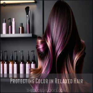 Protecting Color in Relaxed Hair