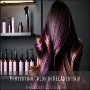 Protecting Color in Relaxed Hair