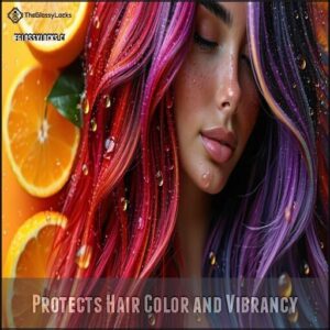 Protects Hair Color and Vibrancy