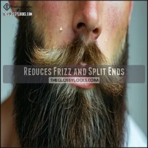 Reduces Frizz and Split Ends Reduces Frizz and Split Ends